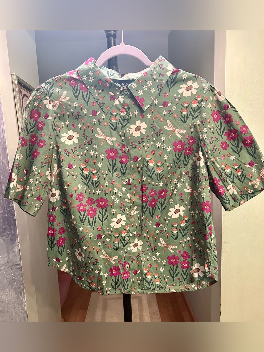 ModCloth x Princess Highway Short Sleeve Button-Up Shirt - Picture 2 of 3